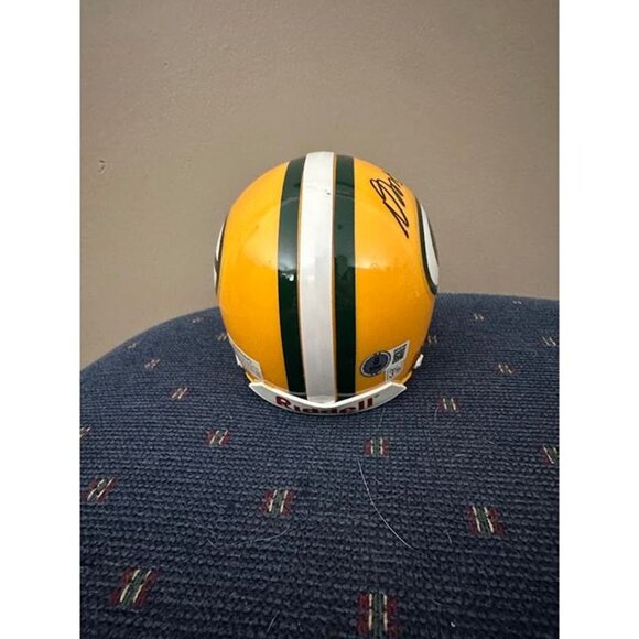 Davante Adams signed autographed Green Bay Packers Mini Helmet Beckett Witness - Picture 4 of 6